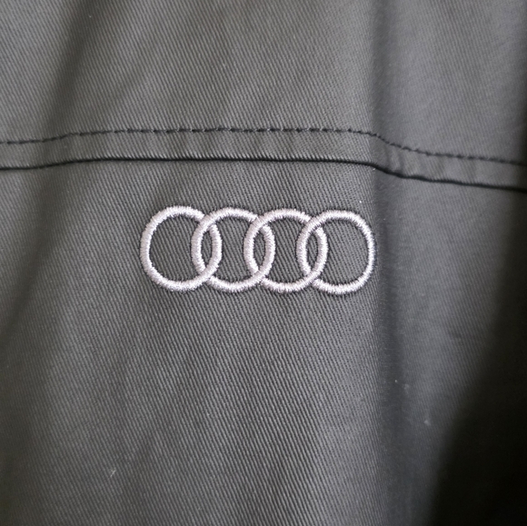Men's Audi Black Racing Jacket - Picture 2 of 6
